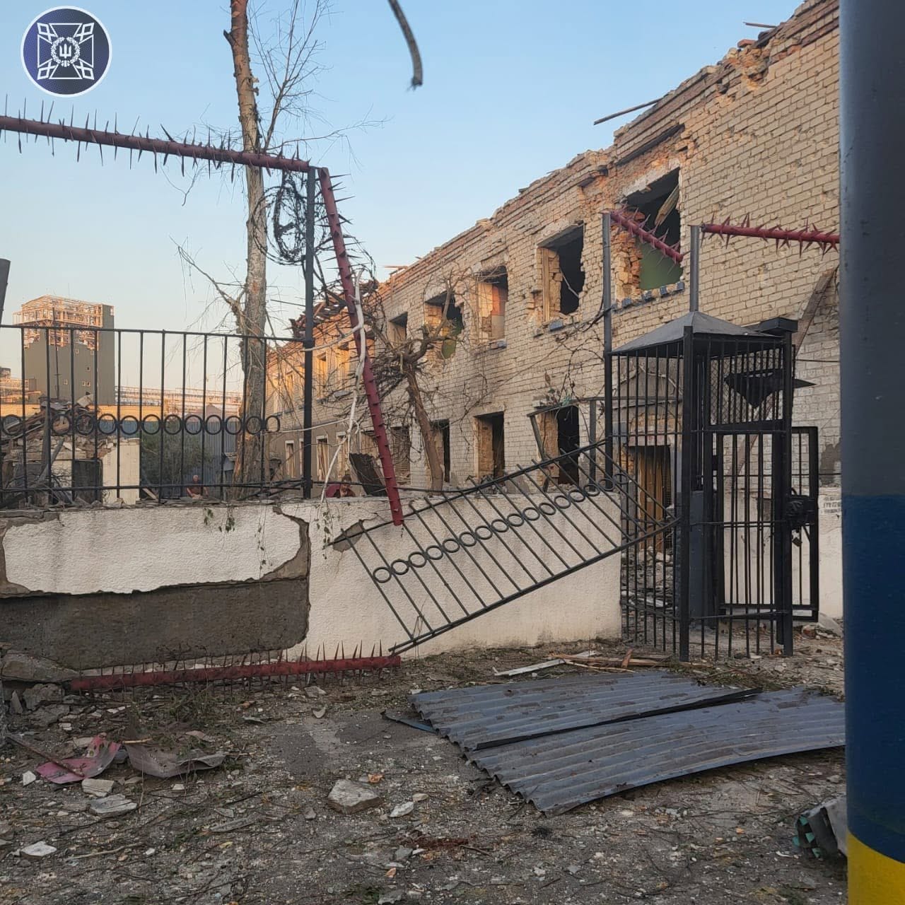 Последствия удара по Беленьковской исправительной колонии в Запорожской области