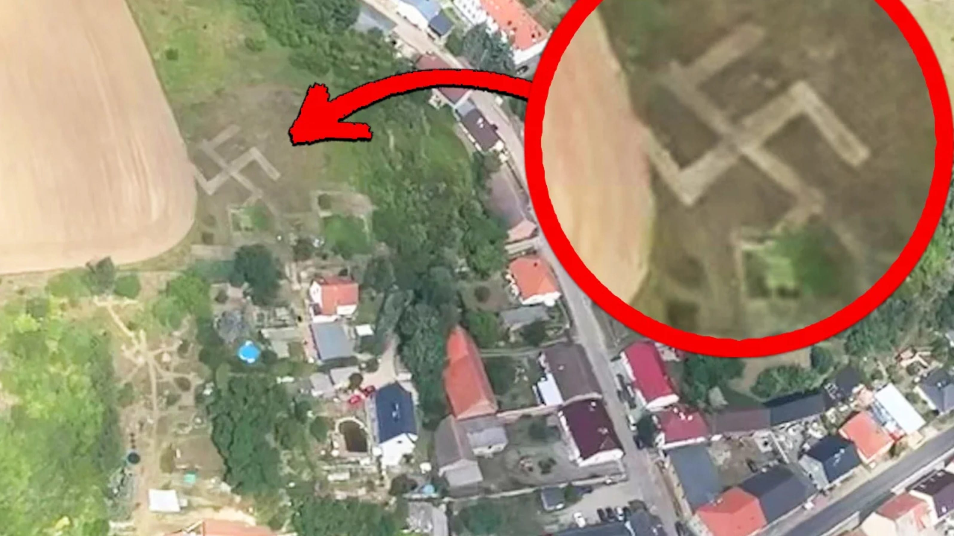 Фейк Соловьева: украинские беженцы в Германии выкосили в поле гигантскую свастику