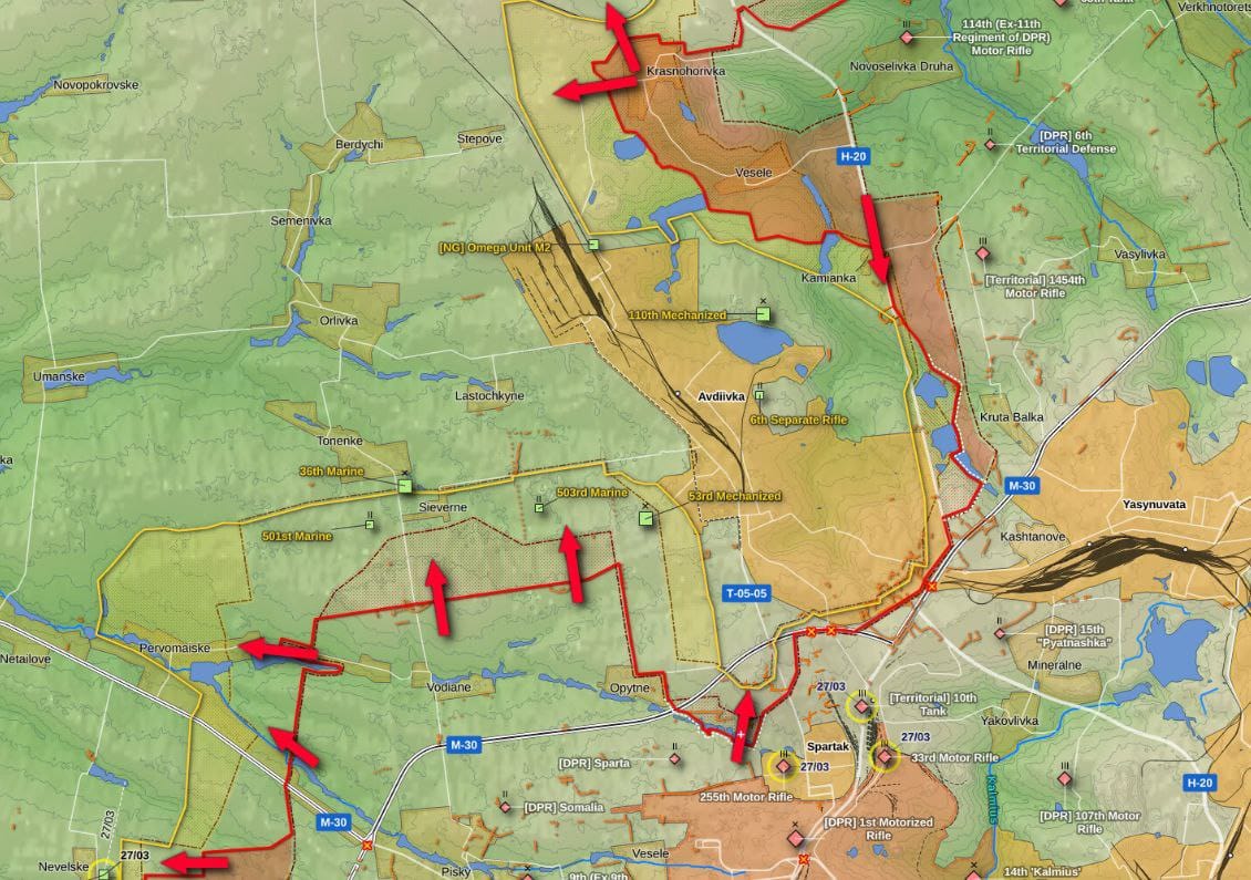 РФ теряет танки под Авдеевкой, украинский беспилотник в Новой Москве, дроны США теперь летают дальше от Крыма. Что происходит на фронте 