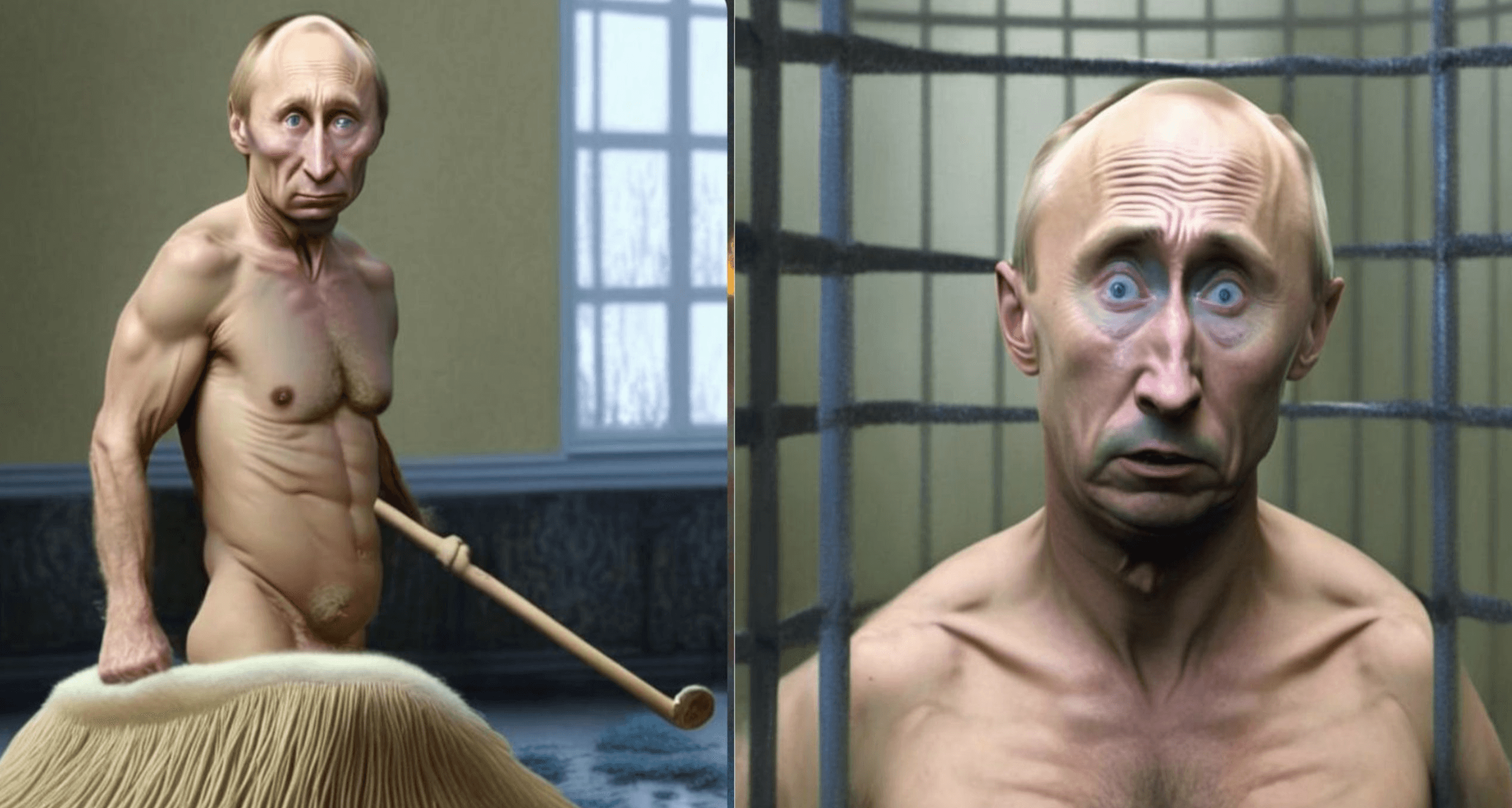 Нейросеть от «Сбера» запретила рисовать голым Владимира Путина