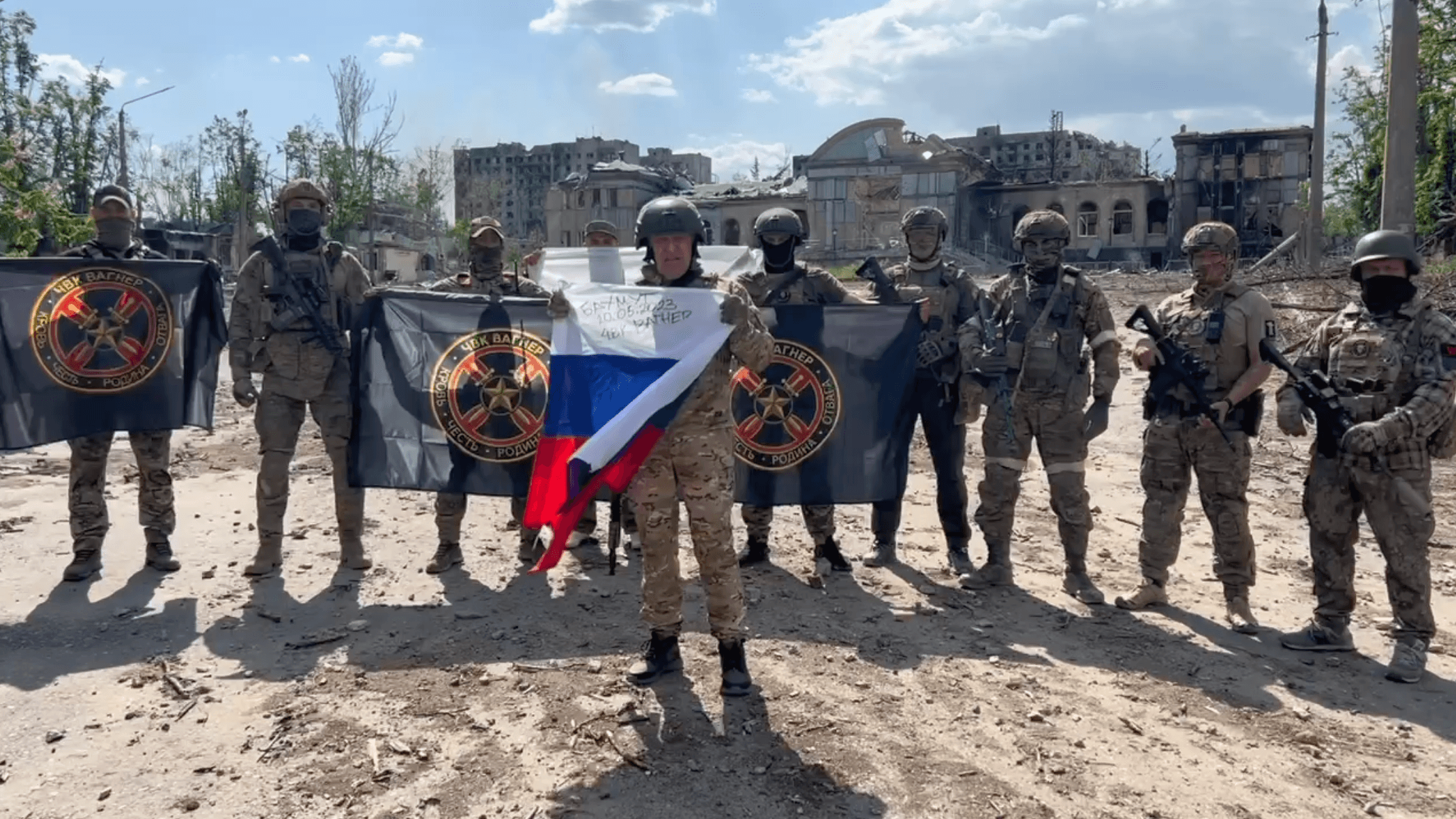 Пригожин заявил о «полном» взятии Бахмута силами ЧВК Вагнера