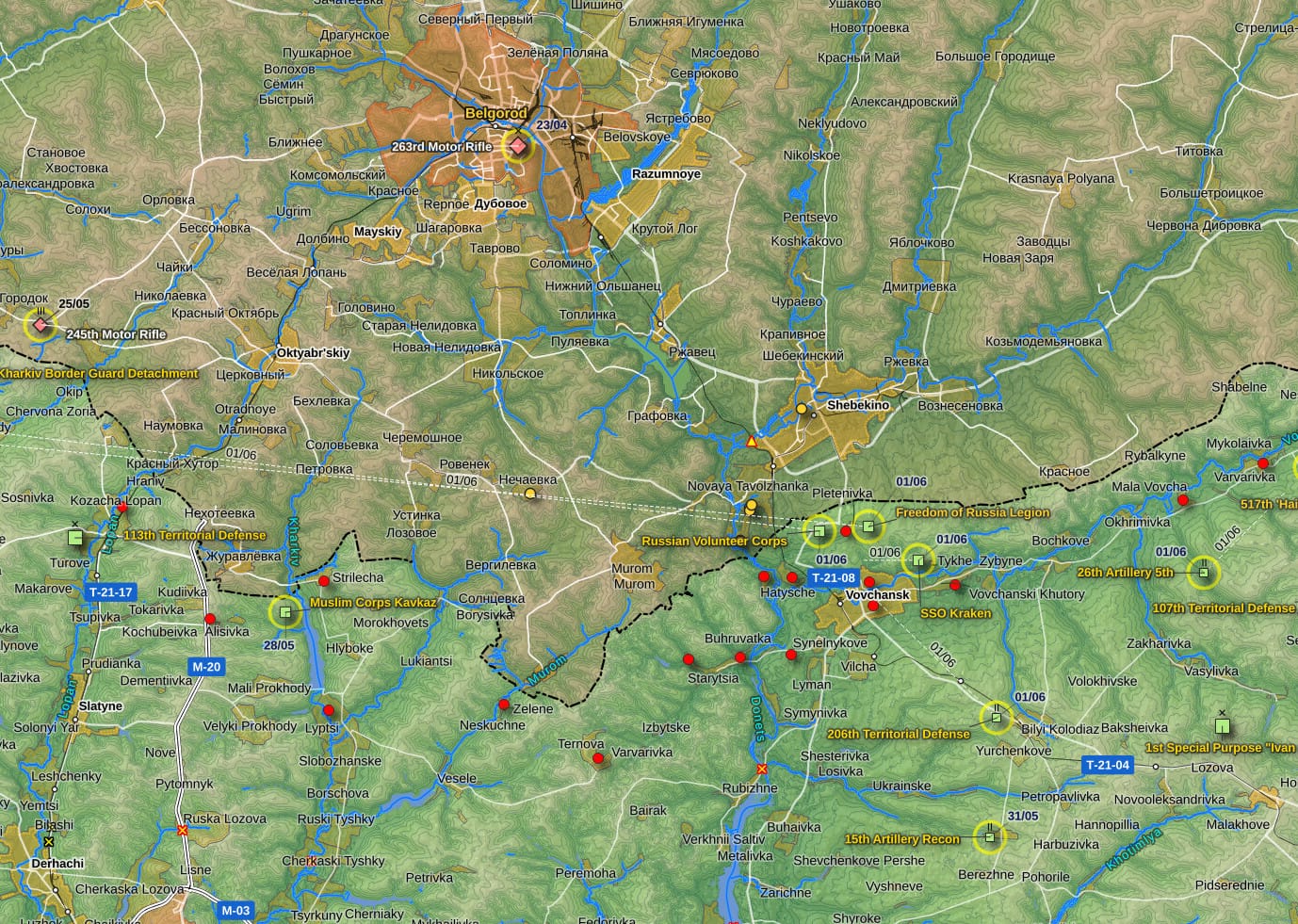 Минобороны РФ минирует пути отхода ЧВК Вагнера из Бахмута, обстрелы Белгородской области и Киева. Что происходит на фронте