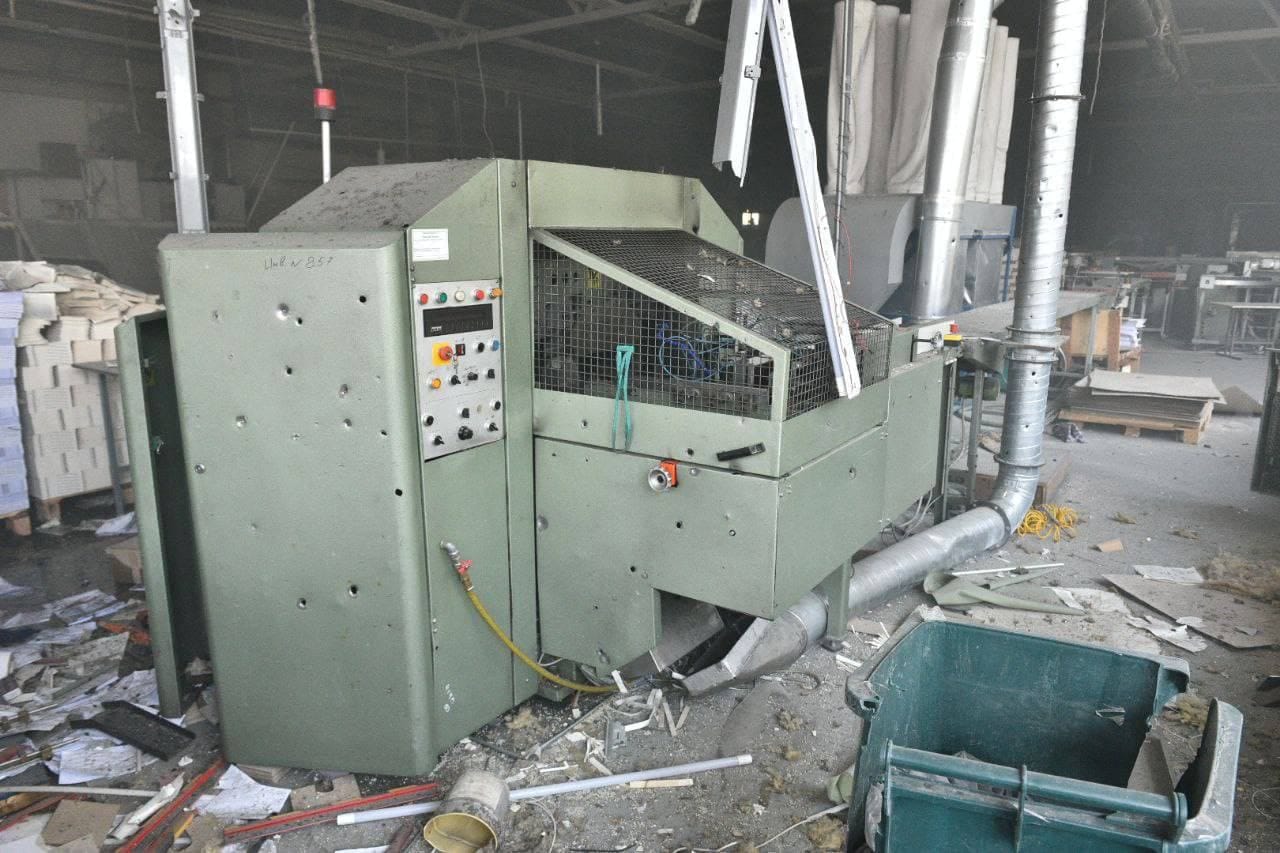 В Харьковской типографии в результате российского ракетного удара сгорели 50 тысяч книг