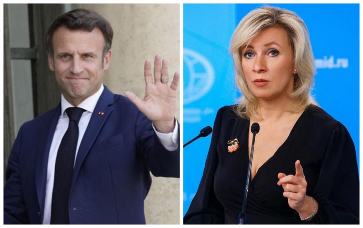 Захарова приписала Макрону утверждение, будто свобода слова — «полная чушь»