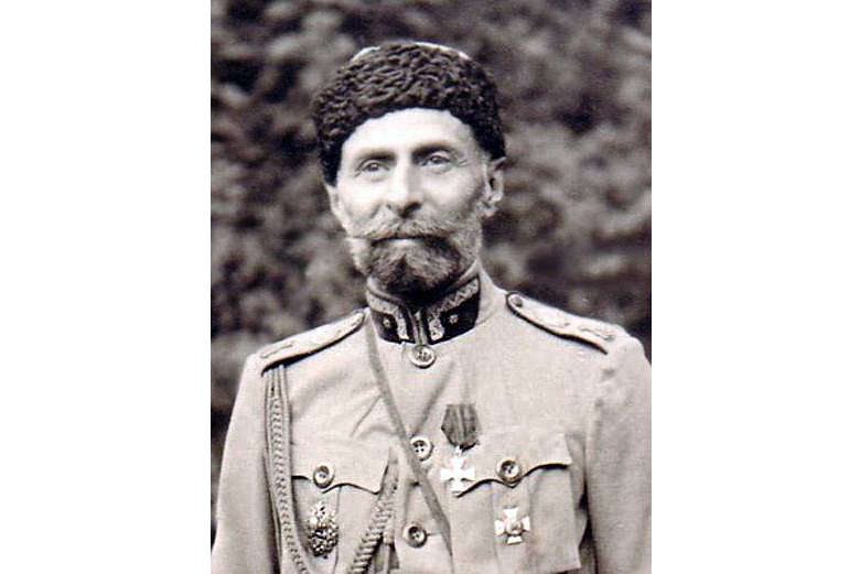 Командующий грузинской армией генерал-майор князь Георгий Квинитадзе 