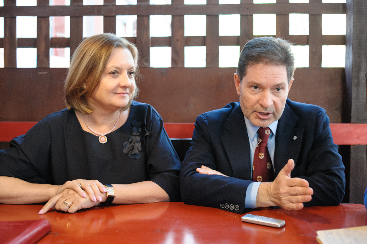 Андрей Безруков и Елена Вавилова