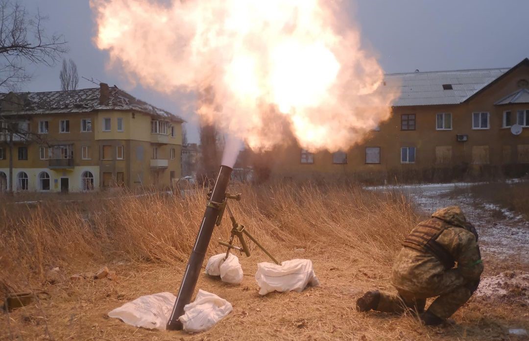 Национальная гвардия, выстрел испанской 120-й миной