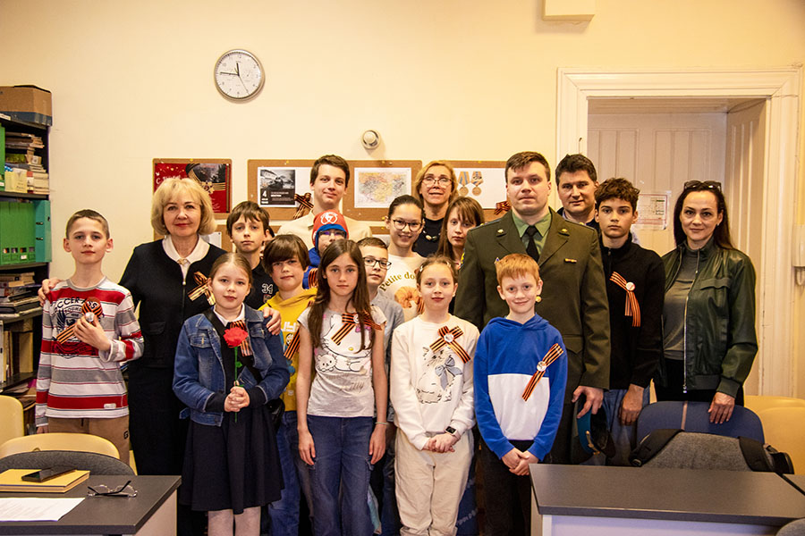 Майор ГРУ Вадим Юрченко в школе