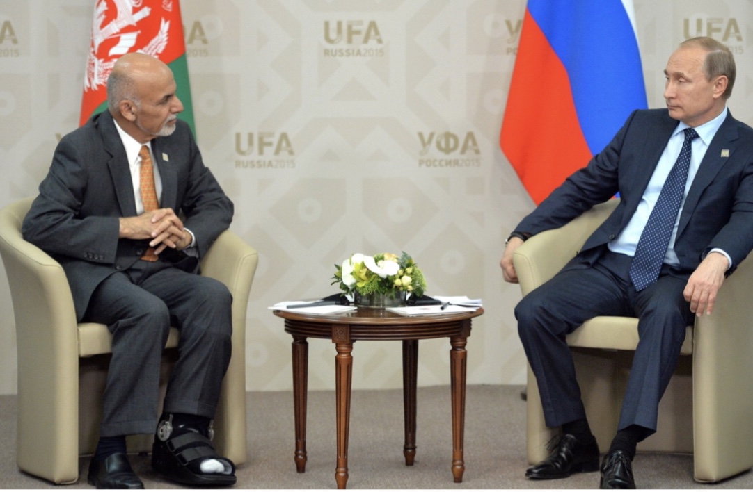 Президент Афганистана Ашраф Гани и Владимир Путин