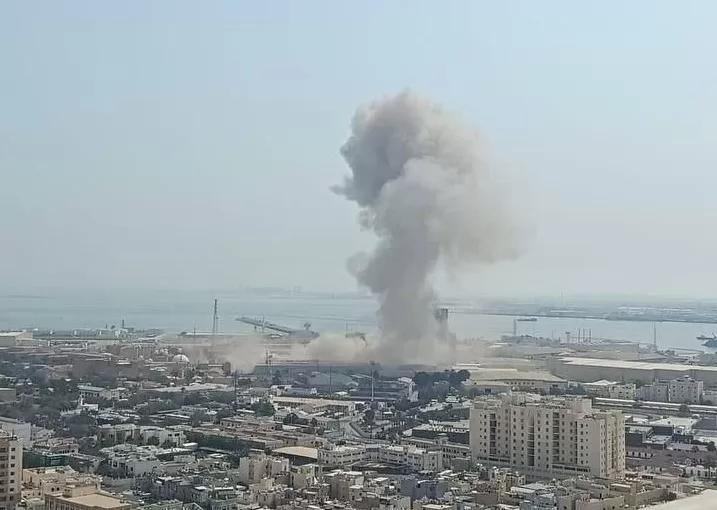 Взрыв в Бахрейне. Фото из соцсетей